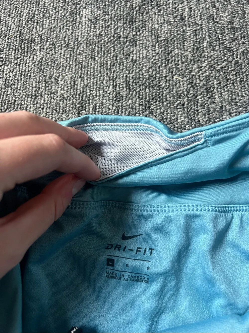 Nike Women's Aqua Athletic Running Shorts